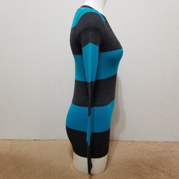 Nollie sweater XS lightweight pullover knit striped v-neck PacSun Twilight - Picture 4 of 12